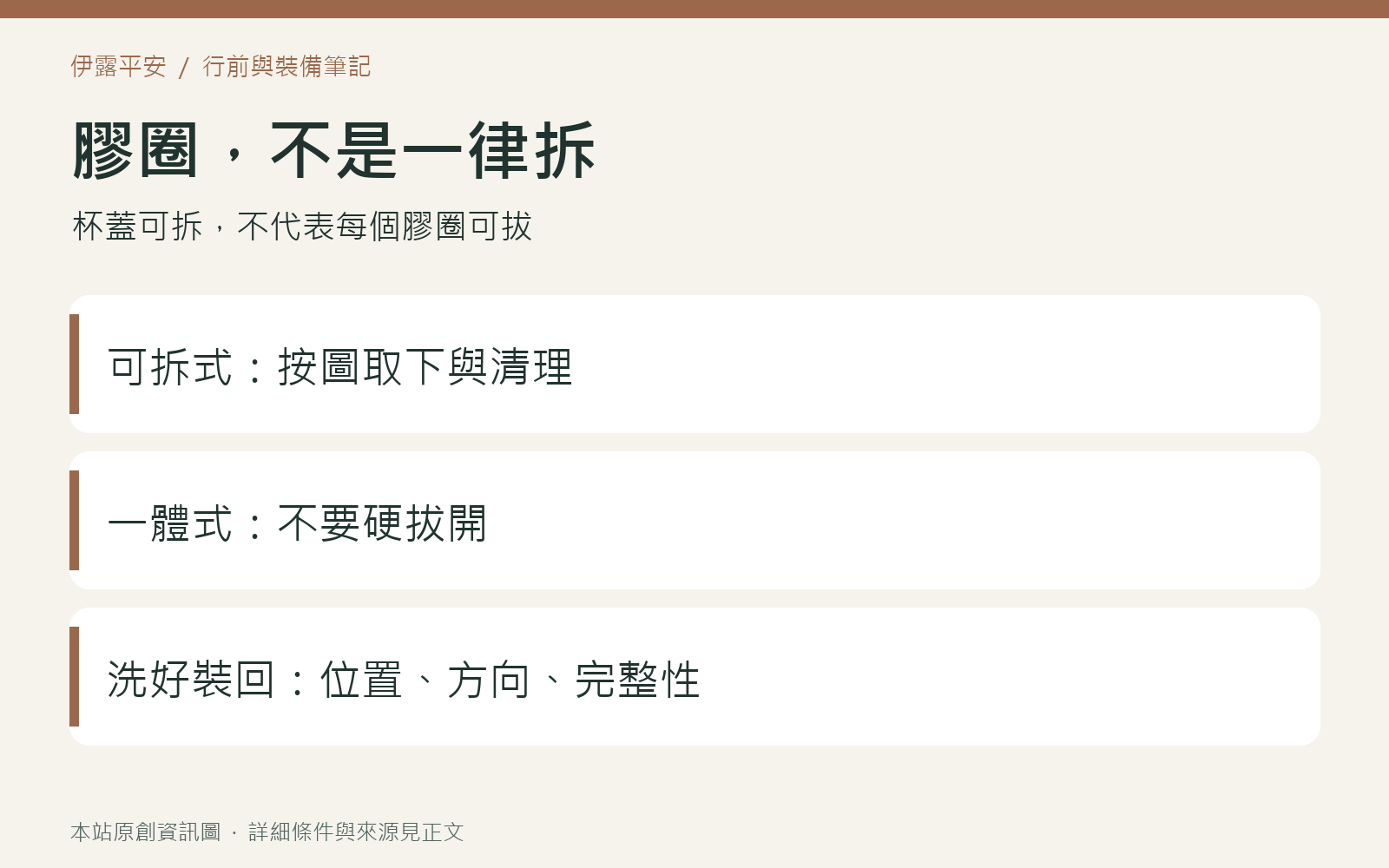 保溫瓶杯蓋可拆式與一體式膠圈的清洗判斷